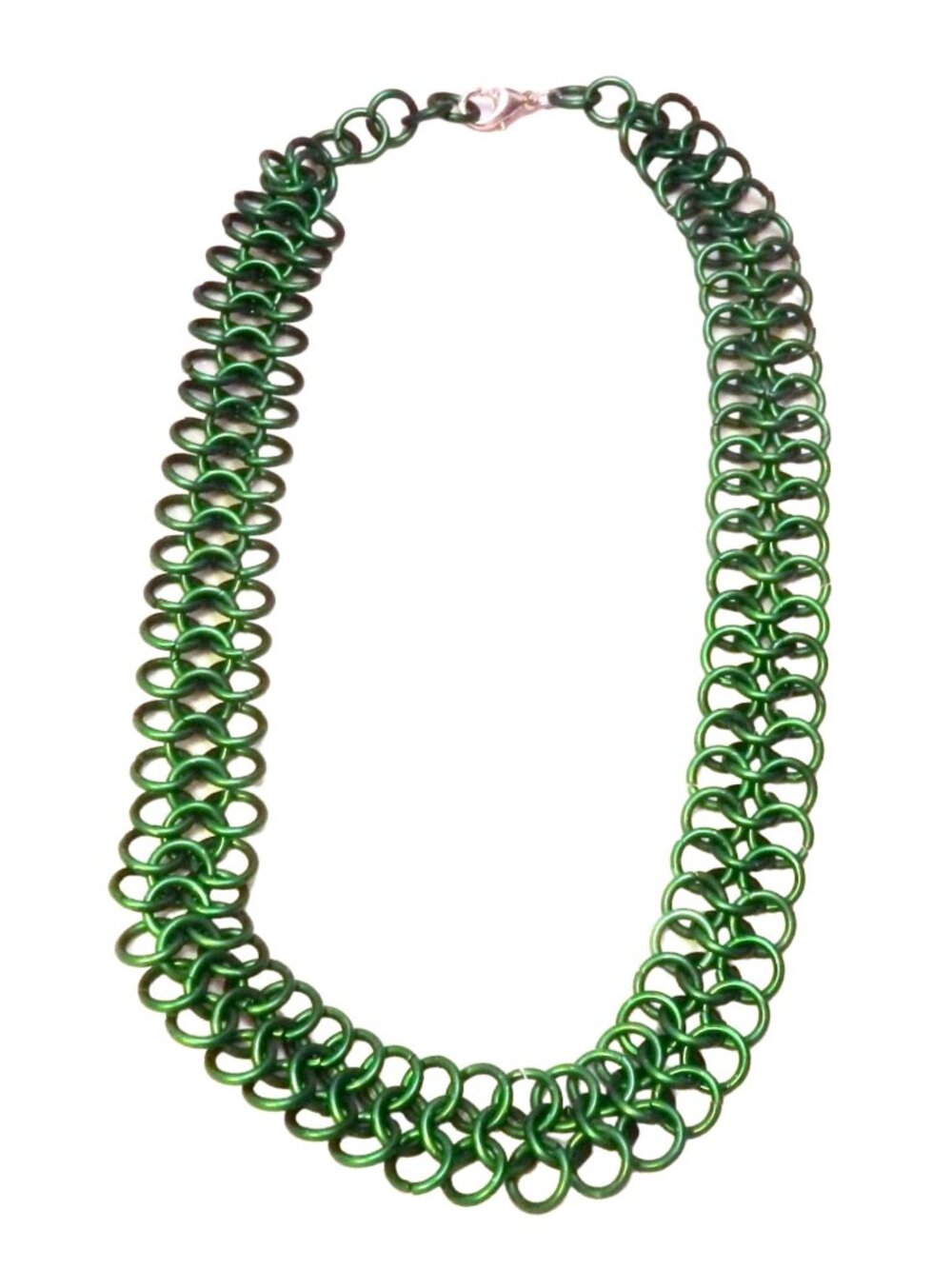 Green European 4 In 1 ChainMail Necklace 1596